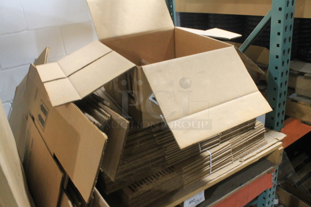 ALL ONE MONEY! TWO PALLET LOT of Various Items Including Carboard Boxes. BUYER MUST REMOVE. - Image 2 of 3