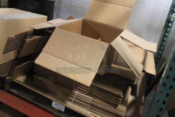 ALL ONE MONEY! TWO PALLET LOT of Various Items Including Carboard Boxes. BUYER MUST REMOVE. - Image 3 of 3