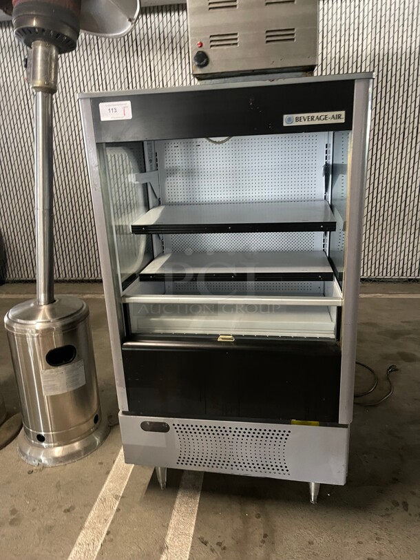 Working! Beverage Air VM7 - Open-Air Merchandiser-Vuemax Series 35" NSF 115 Volt Tested and Working!  - Image 2 of 8