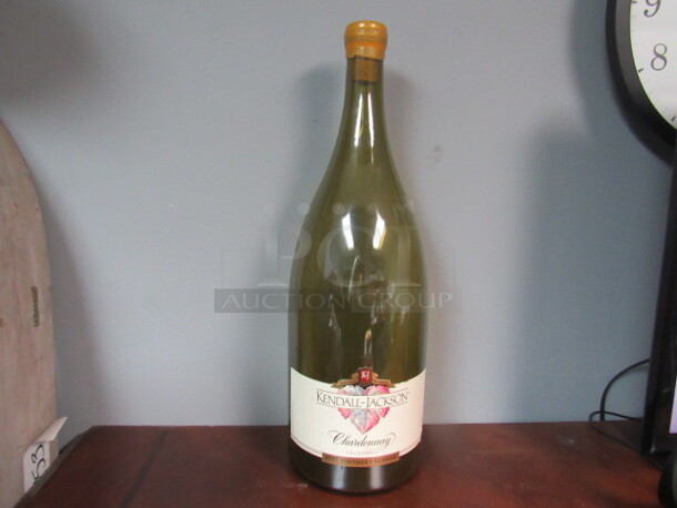 One Kendall Jackson Decor Wine Bottle. 
