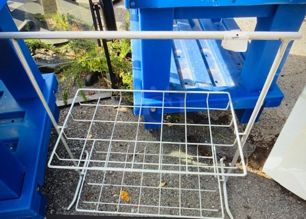 One 2 Tier Metal Basket. 25X13X26 - Image 1 of 1