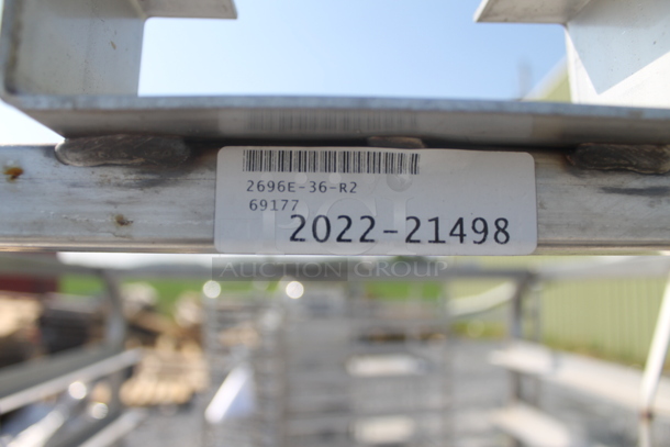 BRAND NEW! Metal Commercial Pan Transport Rack w/ Top Guide Rail for Rack Oven on Commercial Casters.  - Image 5 of 5
