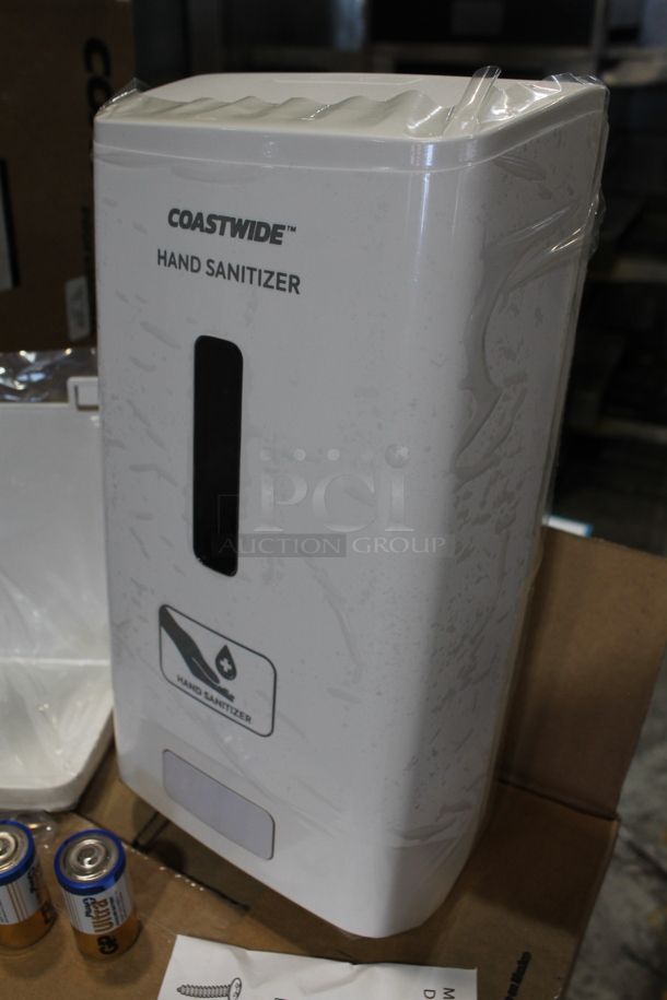 9 Boxes of 4 BRAND NEW! Coastwide J Series White Poly Hand Sanitizer Dispensers. 9 Times Your Bid! - Image 3 of 5