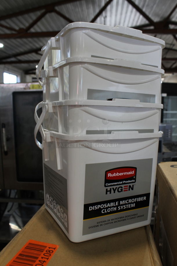 6 Boxes of 4 BRAND NEW! Hygen White Poly Charging Buckets. 6 Times Your Bid! - Image 4 of 5