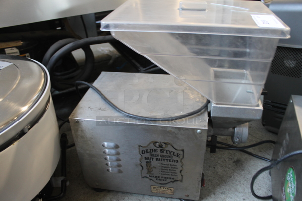 Olde Tyme PN2 Stainless Steel Commercial Countertop Nut Grinder. 115 Volts, 1 Phase. Tested and Working! - Image 3 of 6