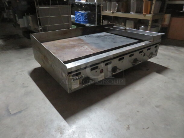 One Vulcan Natural Gas Griddle With Thermostatic Controls. Model# MSA48-101. 48X32X16. $9260.00 - Image 3 of 3