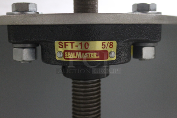 Gray Metal Commercial Unit w/ SealMaster SFT-10 5/8 Bolt Flange on Casters. - Image 9 of 9