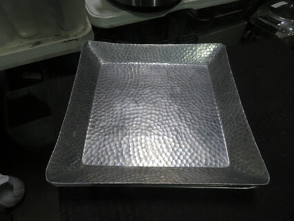 12X12 Threshold Silver Square Plate. 5XBID