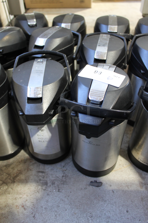 6 Stainless Steel Air Pots. 6 Times Your Bid! - Image 1 of 3