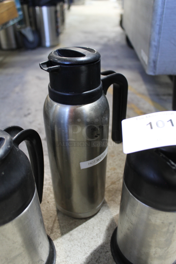 3 Various Stainless Steel Cream Pitchers. 3 Times Your Bid! - Image 3 of 4