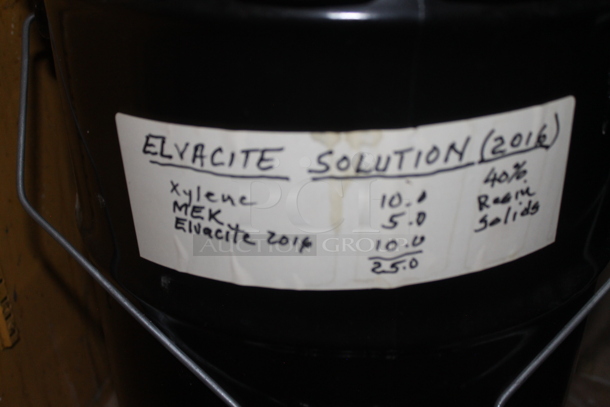 Se-cur-all Cabinets Yellow Metal 2 Door Fire Resistant Cabinet w/ Contents Including Toluene, Xylene, Elvacite Solution. BUYER MUST REMOVE. - Image 9 of 11