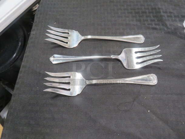 Silver Plated Serving Fork. 3XBID - Image 1 of 1