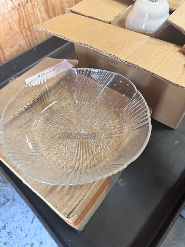 New! Commercial Round Glass Plates NSF  - Image 1 of 5