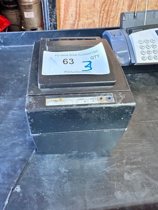 Working! Citizen, IDP3551 Series, CT-Black , Thermal Receipt Printer, Black - USB/Serial 115 Volt  - Image 1 of 5