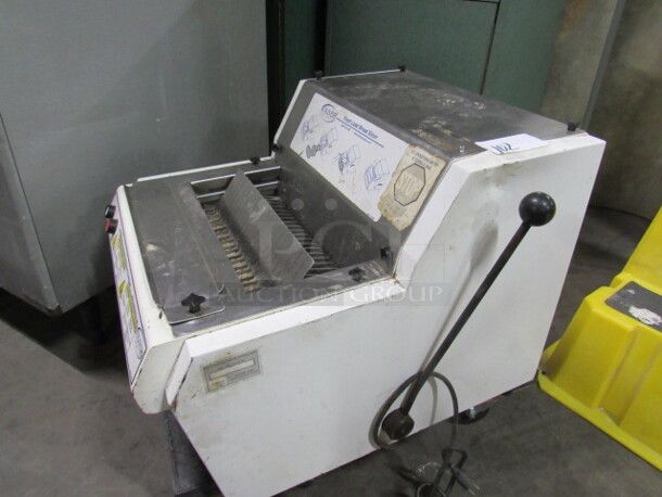 One Oliver Front Load Bread Slicer. Model# 732-N. 115 Volt. 1/2 Hp.  - Image 2 of 3
