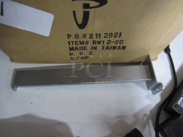 One NEW Box Of Merchandising Display Hangers. # RW12-SC - Image 1 of 3