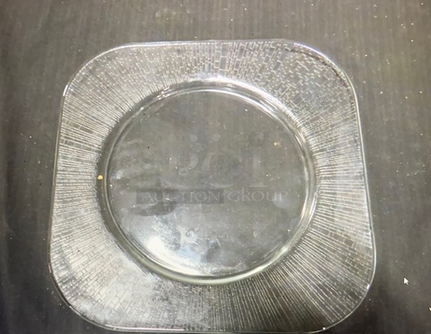 10.5 Inch Square Glass Plate. 8XBID.