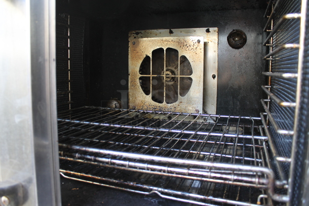 2 Vulcan VC4ED Stainless Steel Commercial Electric Powered Full Size Convection Ovens w/ View Through Doors, Metal Oven Racks and Thermostatic Controls. 208 Volts. 2 Times Your Bid! - Image 3 of 6