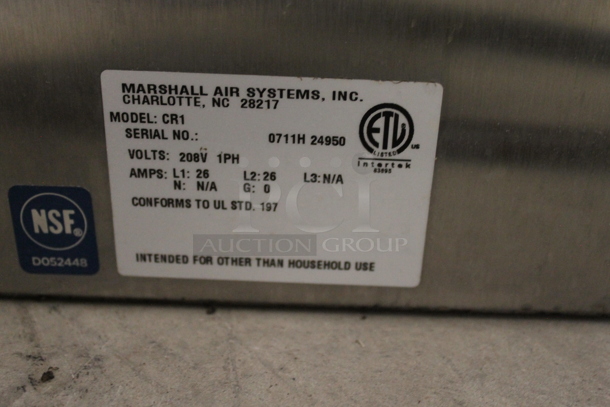 Marshall Air Systems CR1 Stainless Steel Commercial Thermglo Transfer Cabinet. 208 Volts, 1 Phase. - Image 7 of 7