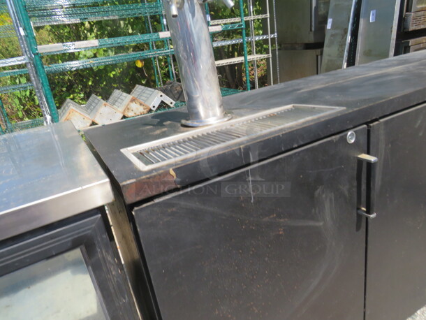 One WORKING Perlick 3 Door Kegerator With 1 Tower And 3 Taps. Model# BS3DP. 115 Volt. 84X24X40.5 - Image 3 of 3