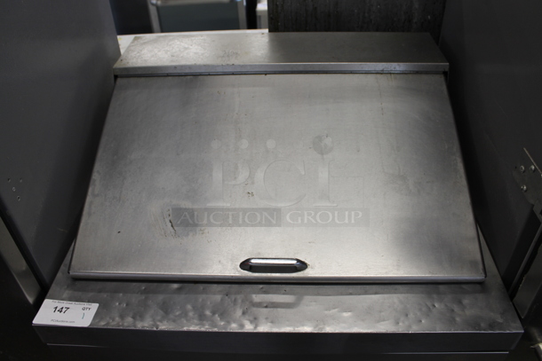 2015 Delfield D4432N-12M Stainless Steel Commercial Sandwich Salad Prep Table Bain Marie Mega Top w/ 2 Drawers. 115 Volts, 1 Phase. Tested and Working! - Image 2 of 6