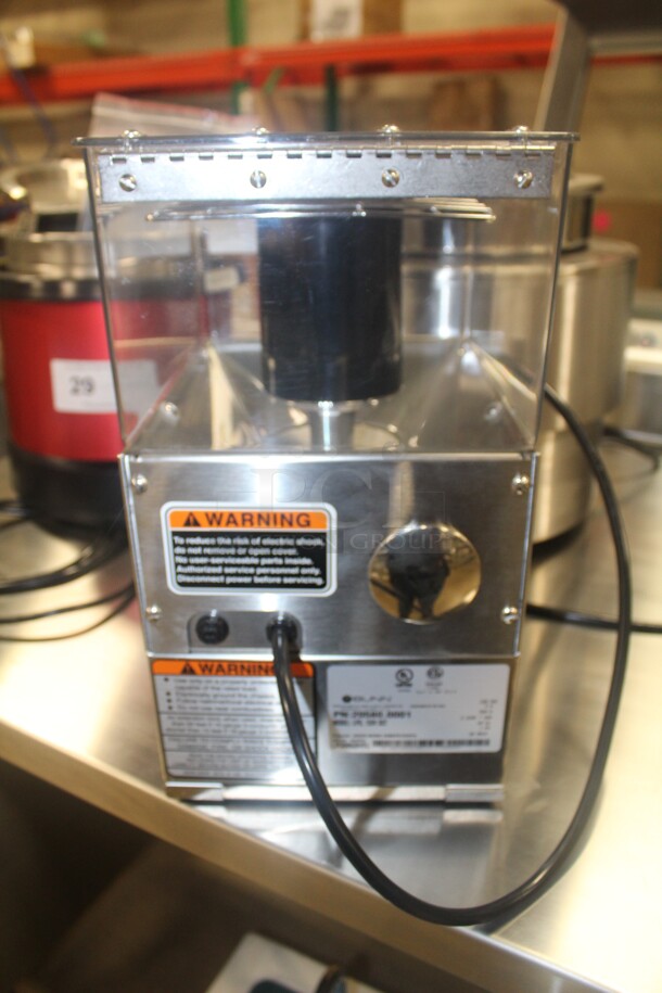 NEW! Bunn 20580.0001 Commercial Stainless Steel 6lb Single Hopper Coffee Grinder. 8.25x10x15. 120V/60Hz.  - Image 4 of 6
