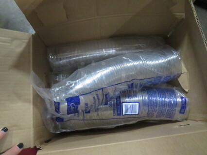One Lot Of Plastic Cups.