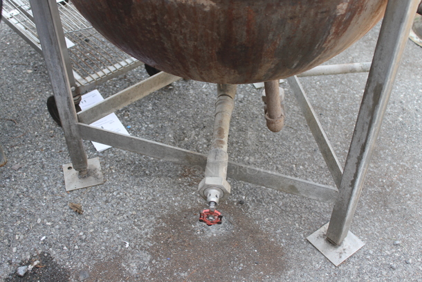 Stainless Steel Commercial Floor Style Direct Steam Powered Kettle. - Image 2 of 5