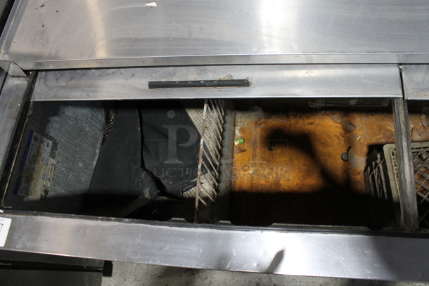 Beverage Air DW64 Stainless Steel Commercial Back Bar Bottle Cooler w/ 2 Sliding Lids. 115 Volts, 1 Phase. Tested and Working! - Image 4 of 6