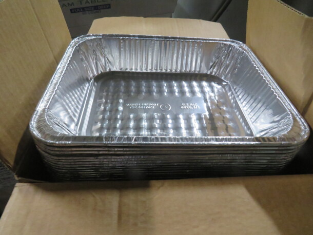 One Box Of Half Size Steam Table Pans.
