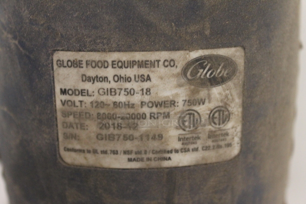 Globe GIB750-18 Stainless Steel Commercial 18" Immersion Blender. 120 Volts, 1 Phase. Tested and Does Not Power On - Image 5 of 5