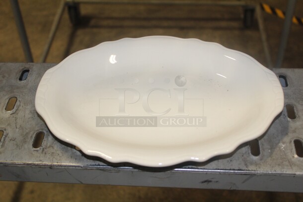 NEW IN BOX! 2 Boxes (12 Count Each) Homer Laughlin 11.75" Oval Platter. 24X Your Bid!  - Image 1 of 2