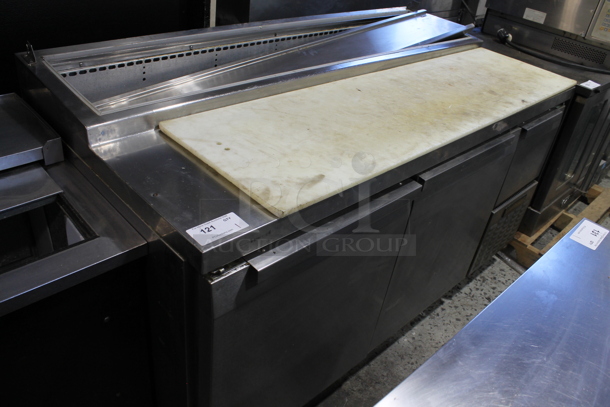 Continental CPA68 Stainless Steel Commercial Prep Table w/ Cutting Board. Tested and Working! - Image 1 of 8