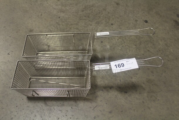 NEW! 2 Commercial Fryer Baskets. 7x24x8. 2X Your Bid!