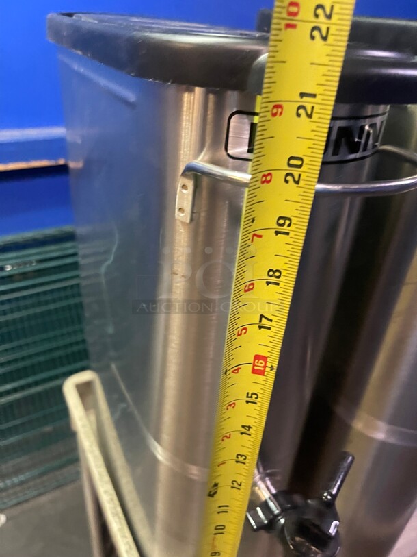 Nice! Bunn TDO-N-3.5 3.5 Gallon Narrow Commercial Iced Tea Dispenser with Pinch Tube Faucet NSF 6x15x22 - Image 9 of 9