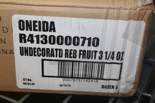 NEW IN BOX! 1 Box (36 Count) Oneida 3.25oz Fruit Bowls. 36X Your Bid!  - Image 2 of 2