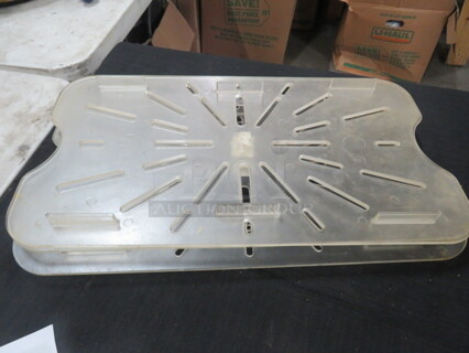 Full Size Poly Drain Shelf. 3XBID