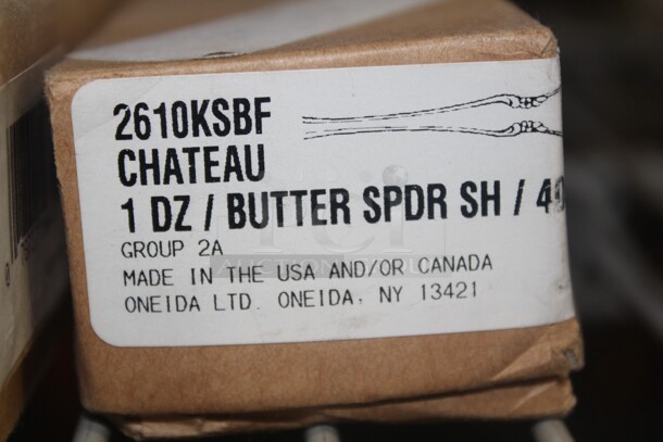 NEW IN BOX! 11 Boxes Miscellaneous Oneida Chateau Silverware.11X Your Bid!  - Image 4 of 5