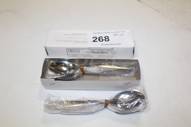 NEW IN BOX! 30 Boxes (24 Count Each) Delco Windsor Soup Spoons 30X Your Bid!  - Image 1 of 3