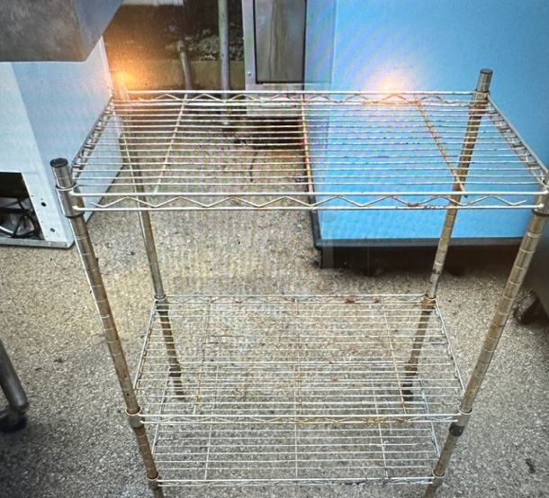 One Metro Shelf With 3 Shelves. 24X13X36 - Image 1 of 1