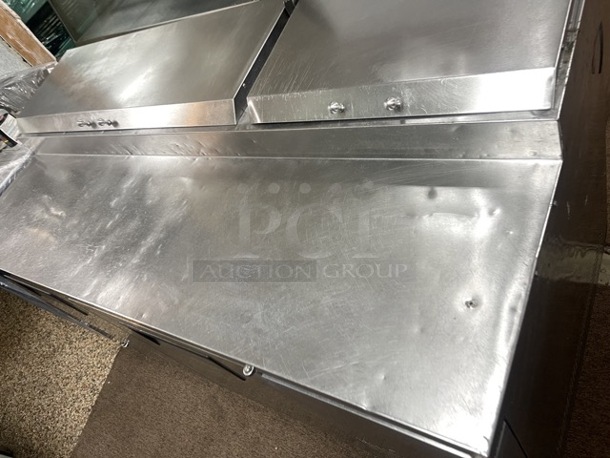 True TPP-AT-67-HC 67 inch commercial  Pizza Prep Table w/ Refrigerated Base, 115v Tested and Working! - Image 5 of 8