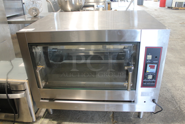 Cookline Southwood YSD-268G Commercial Stainless Steel Natural Gas Countertop Chicken Rotisserie Oven. 32,341 BTU. - Image 1 of 7