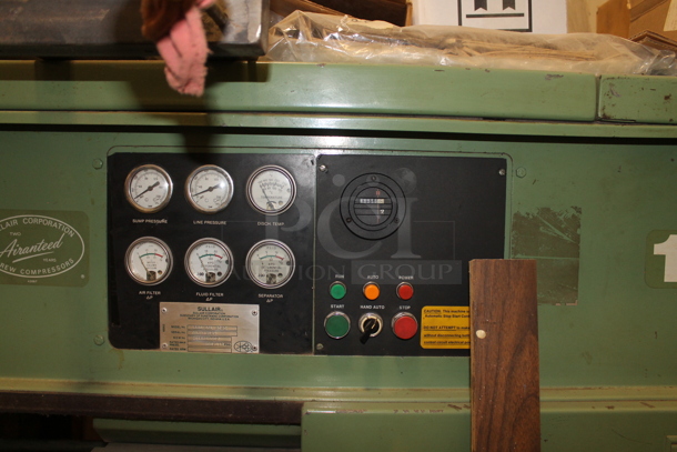 Sullair 16BS-60L ACAC Green Metal Floor Style Air Compressor. BUYER MUST REMOVE. - Image 4 of 8