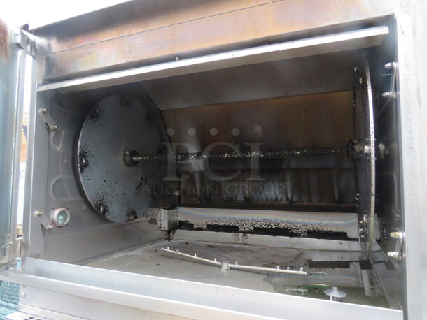 One Hardt Inferno 3500 Natural Gas Double Stack Rotisserie On Casters. No Racks. 52X53X85 - Image 3 of 4