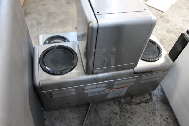 Bunn Stainless Steel Commercial Countertop 5 Burner Coffee Machine w/ Hot Water Dispenser and Metal Brew Basket.  - Image 7 of 7