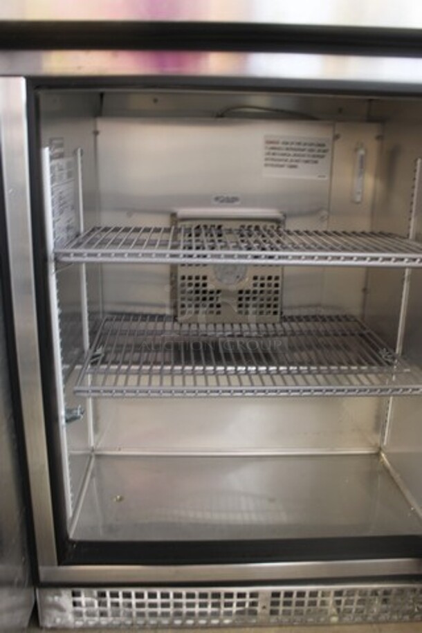 2019 True TUC-24-HC Stainless Steel Commercial Single Door Undercounter Cooler. 115 Volts, 1 Phase. Tested and Working! - Image 2 of 4