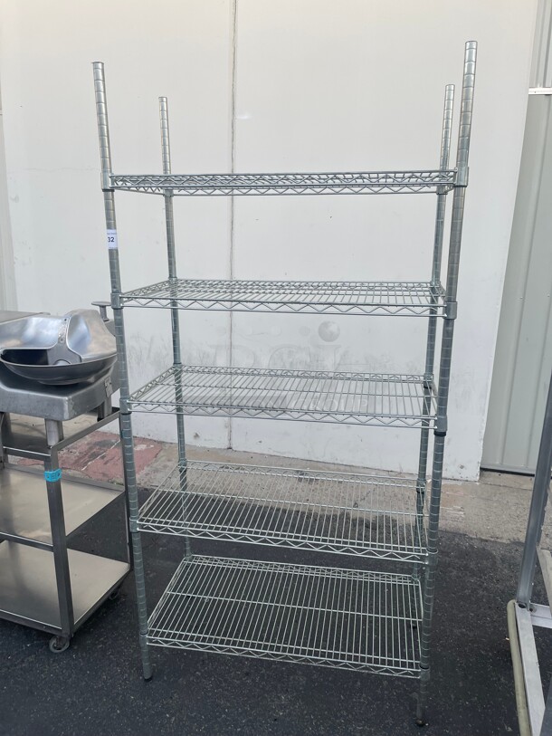 Commercial Stainless Steel Wire Racks  NSF 35x18x72