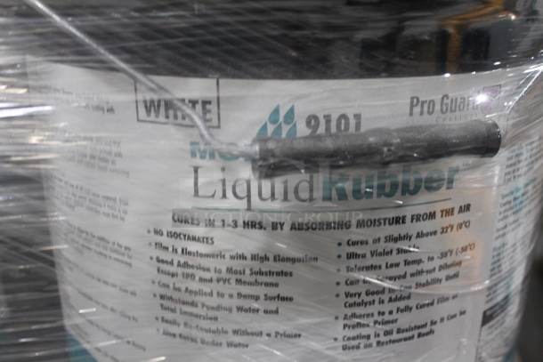 ALL ONE MONEY! PALLET LOT of 24 Black Metal Liquid Rubber Buckets. BUYER MUST REMOVE. - Image 3 of 3