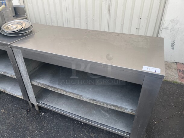 Commercial Heavy Duty Stainless Steel Table NSF 48x24x34 - Image 2 of 7