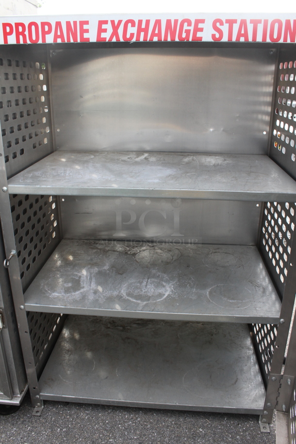 Stainless Steel Commercial Propane Tank Case / Cage. - Image 4 of 4